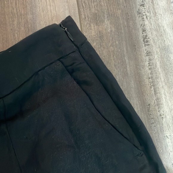 ANTHROPOLOGIE Black High Rise Wide Leg Flare Pants size 4 - Picture 10 of 10